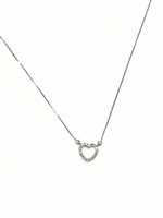 Collana Donna in Oro bianco Diamante G.I. Lo Scrigno Gioielli 0466-2